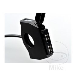 Slim USB power supply - Type A x 2 USB