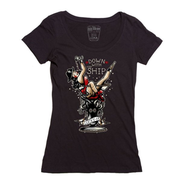 LUCKY 13 DOWN WITH THE SHIP