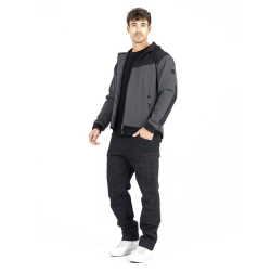 Hoodie V3 Softshell Rip Stop Sort/Gr�