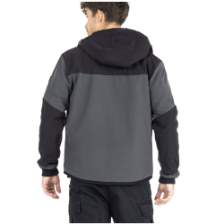 Hoodie V3 Softshell Rip Stop Sort/Gr�