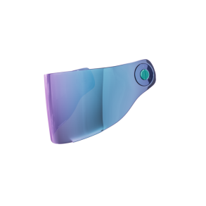 Set RACE ONLY Visor Blue Silver Mirror JDOV 2007