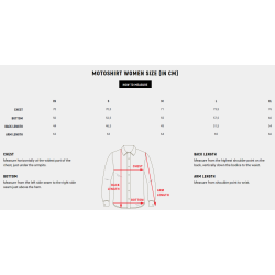 MOTOSHIRT WOMEN RED-BLACK