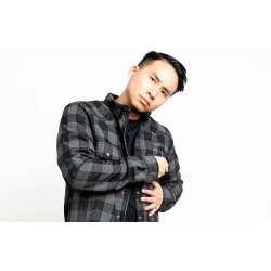 MOTOSHIRT GREY - BLACK