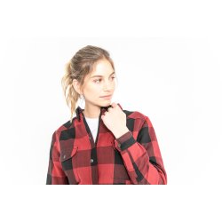 MOTOSHIRT WOMEN RED-BLACK