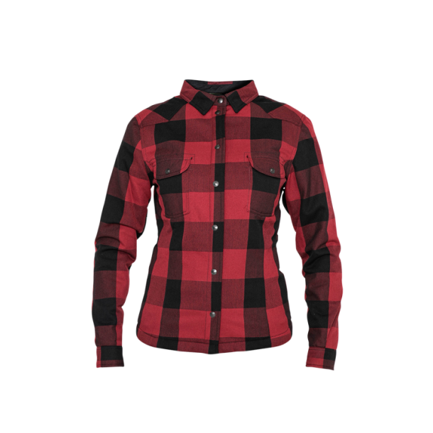 MOTOSHIRT WOMEN RED-BLACK