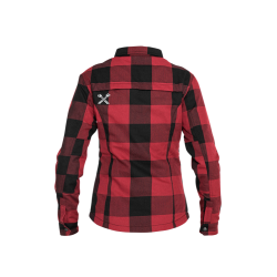 MOTOSHIRT WOMEN RED-BLACK