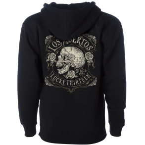 LUCKY 13 DEAD SKULL ZIP HOODY