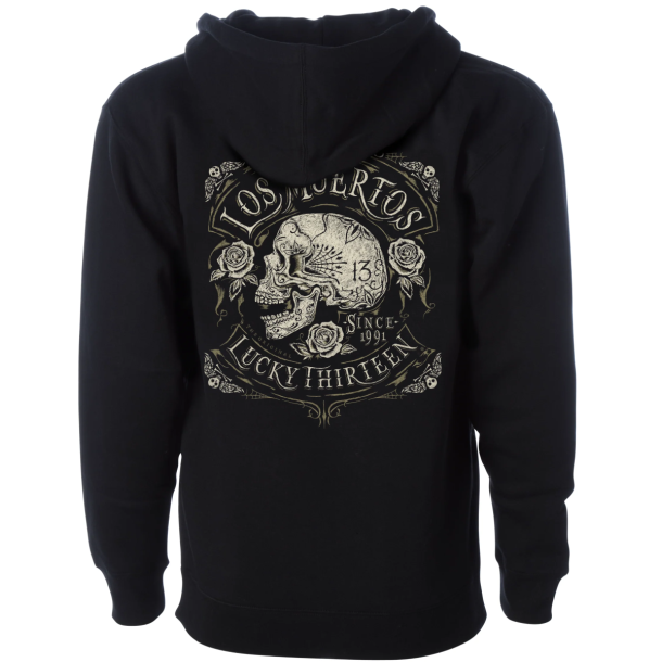 LUCKY 13 DEAD SKULL ZIP HOODY